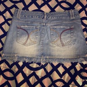 Mini Jean Skirt